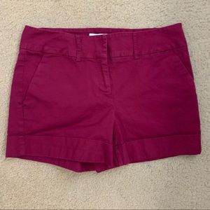 Pleated shorts